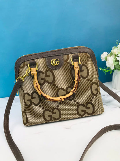 Gucci bamboo handle handbag