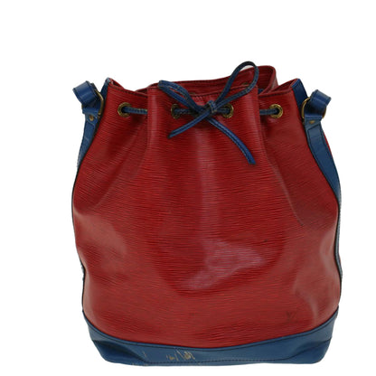 LOUIS VUITTON Epi Noe Shoulder Bag Bicolor Red Blue M44084 LV Auth 56553