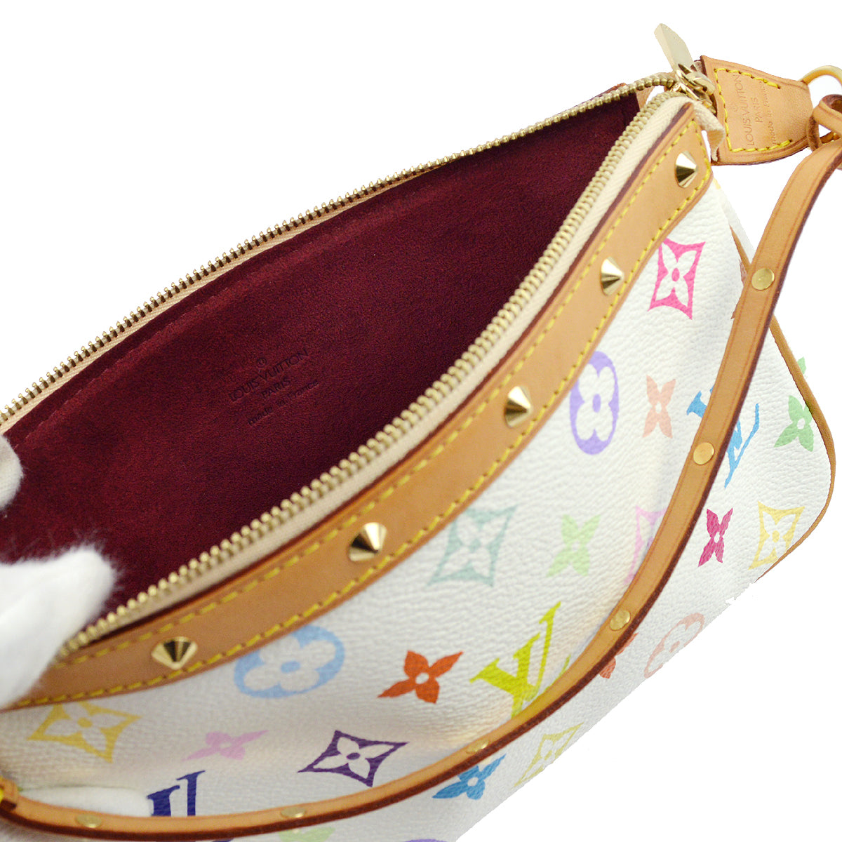 Louis Vuitton 2003 Multicolor Pochette Accessoires Handbag M92649