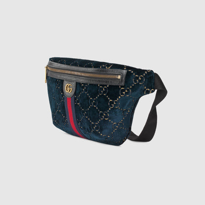 GG VeLouis Vuittonet Belt Bag Dark Blue