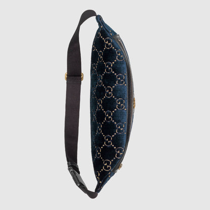 GG VeLouis Vuittonet Belt Bag Dark Blue