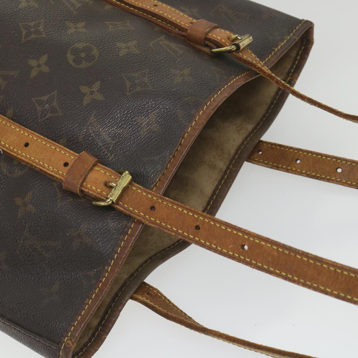 LOUIS VUITTON Monogram Bucket GM Shoulder Bag M42236 LV Auth 58302