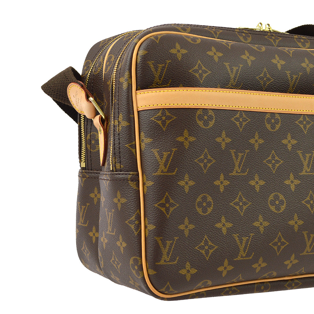 Louis Vuitton 2001 Monogram Reporter GM Shoulder Bag M45252