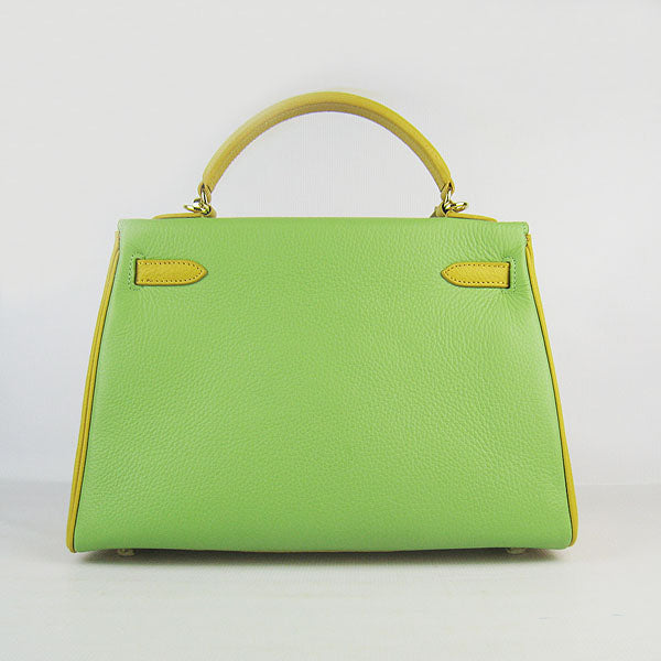 Hermes Kelly 32cm Togo Red/Green/Yellow Golden