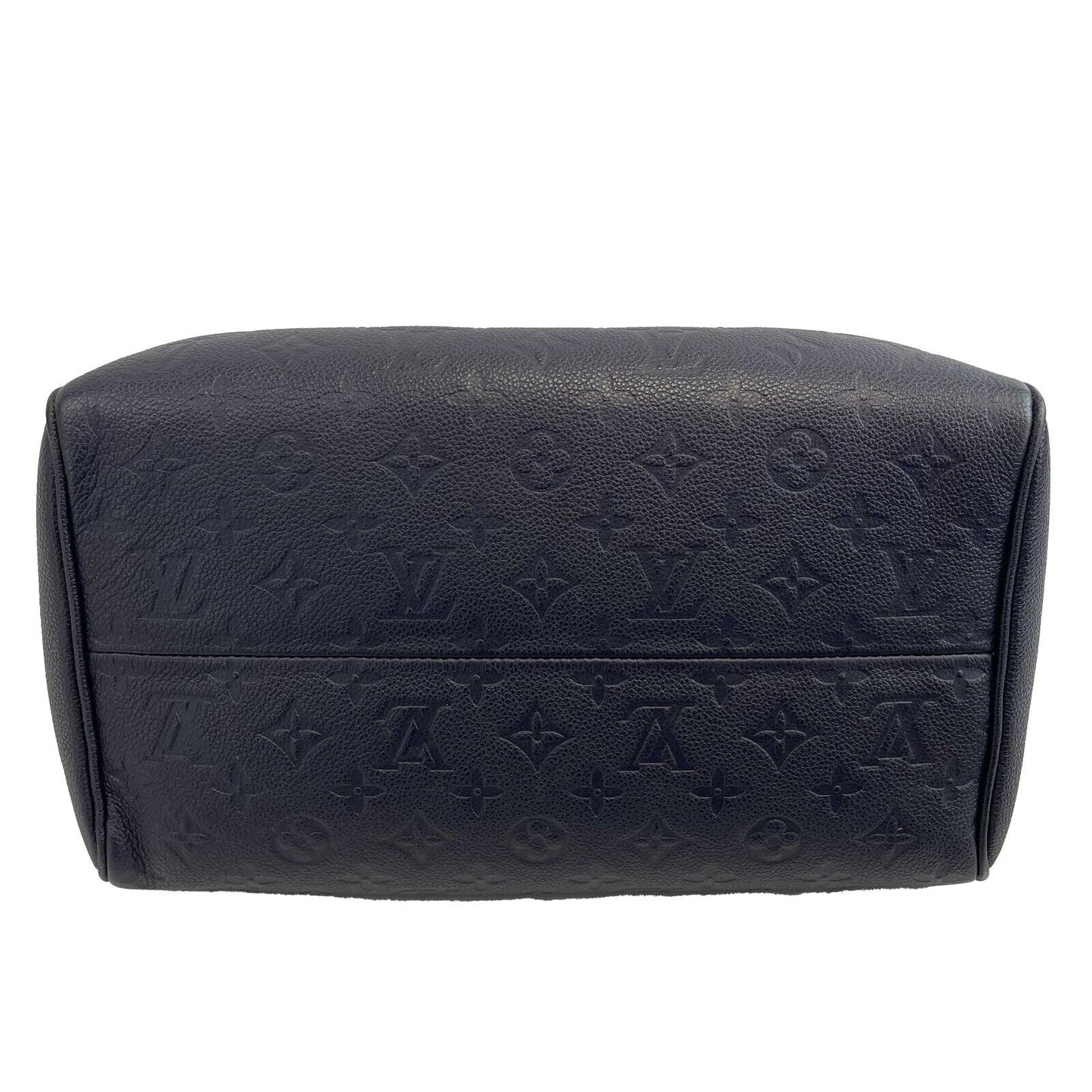 LOUIS VUITTON - Empreinte Speedy Bandouliere 30 NM Navy Blue Top Handle w/ Strap