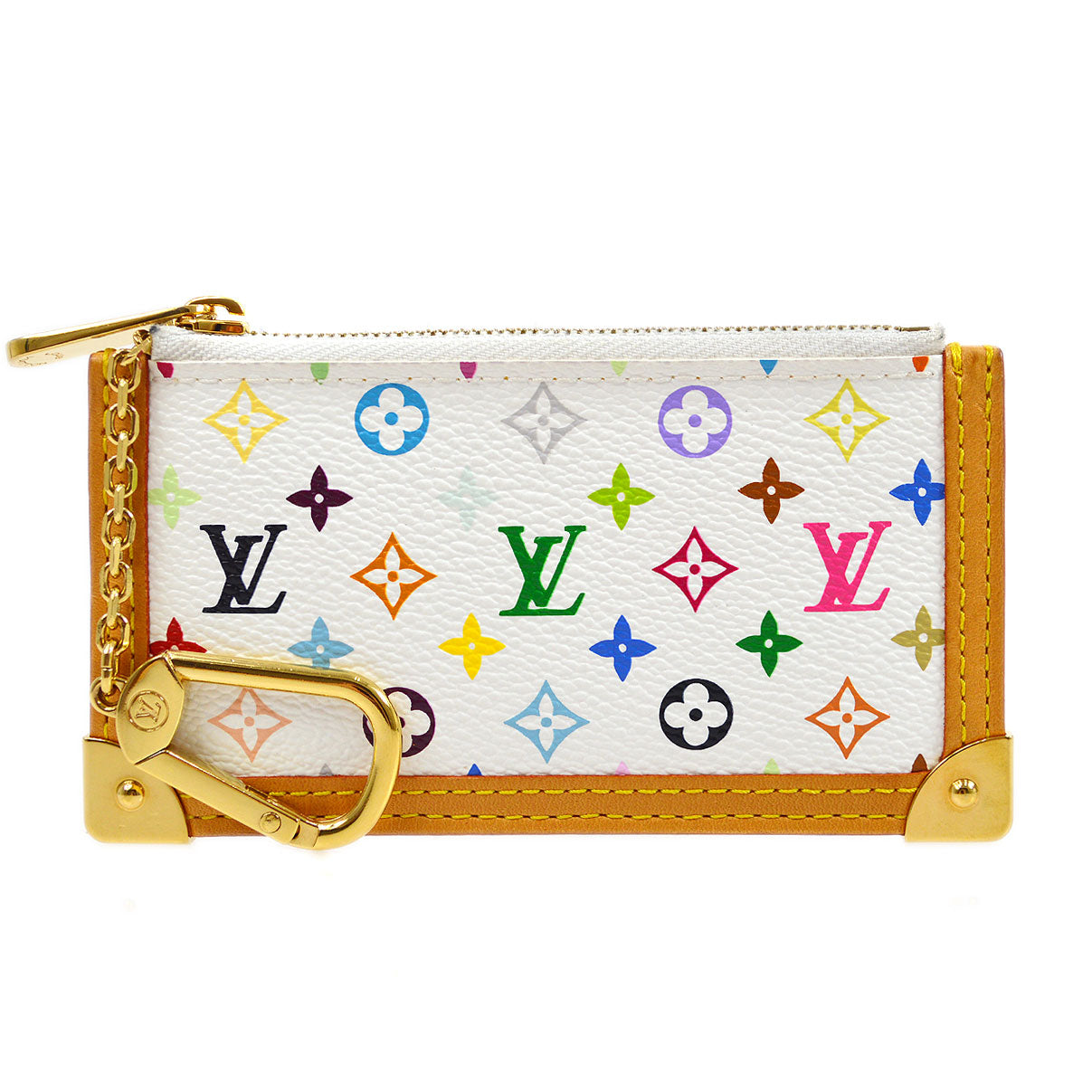 Louis Vuitton 2006 Monogram Multicolor Pochette Cles M92655