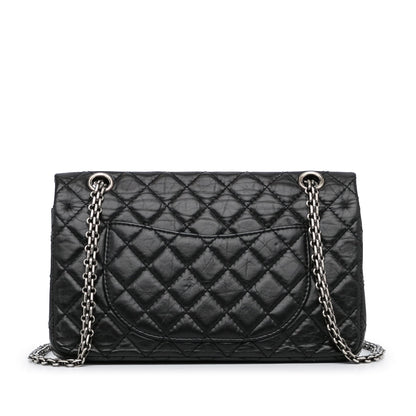 Chanel 2.55 Reissue Lucky Charms Flap Bag Black Lambskin Ruthenium