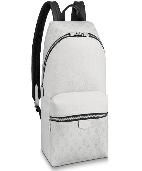 Louis Vuitton Discovery Backpack PM Taiga Leather Monogram White