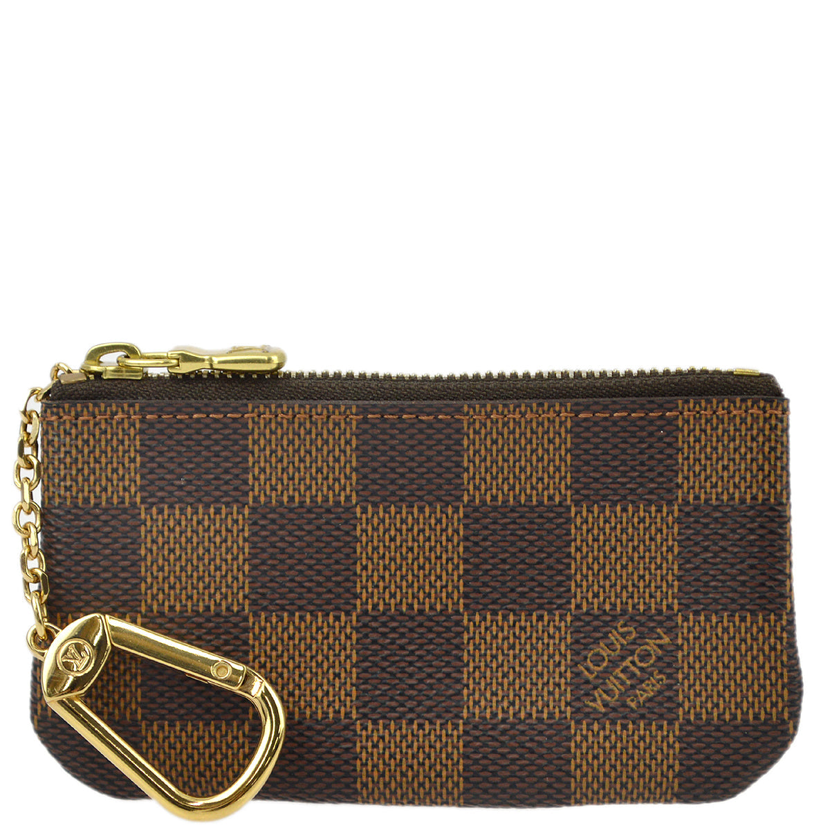 Louis Vuitton 2010 Damier Pochette Cles Coin Case Wallet Purse N62658