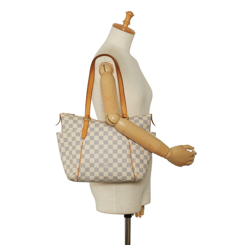 Louis Vuitton Damière Azur Toilet N51261 White PVC Leather  Louis Vuitton