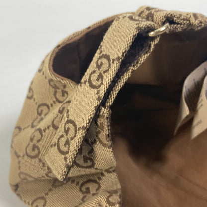 GUCCI cap 576253 cotton beige GG logo Women M Used