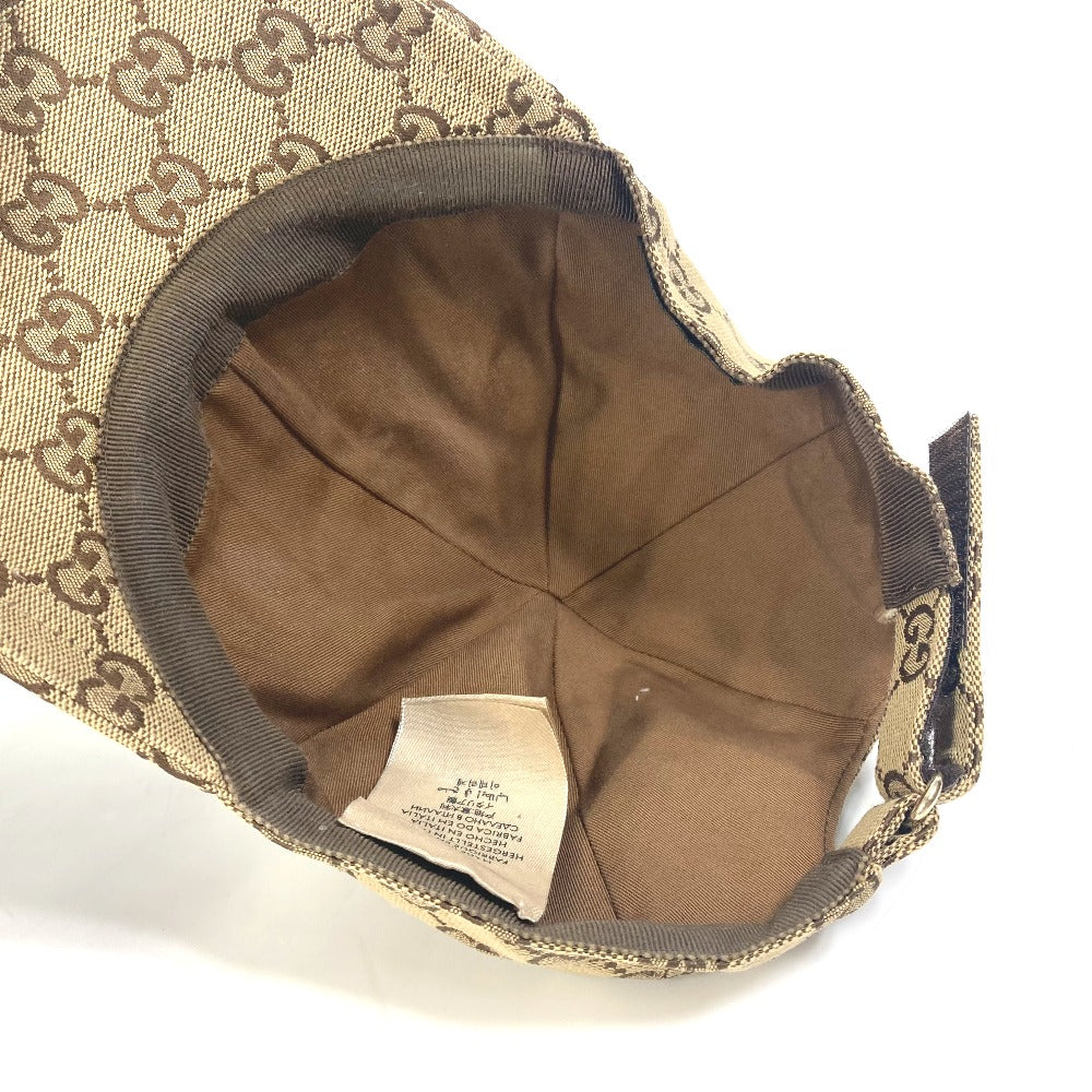 GUCCI cap 576253 cotton beige GG logo Women M Used