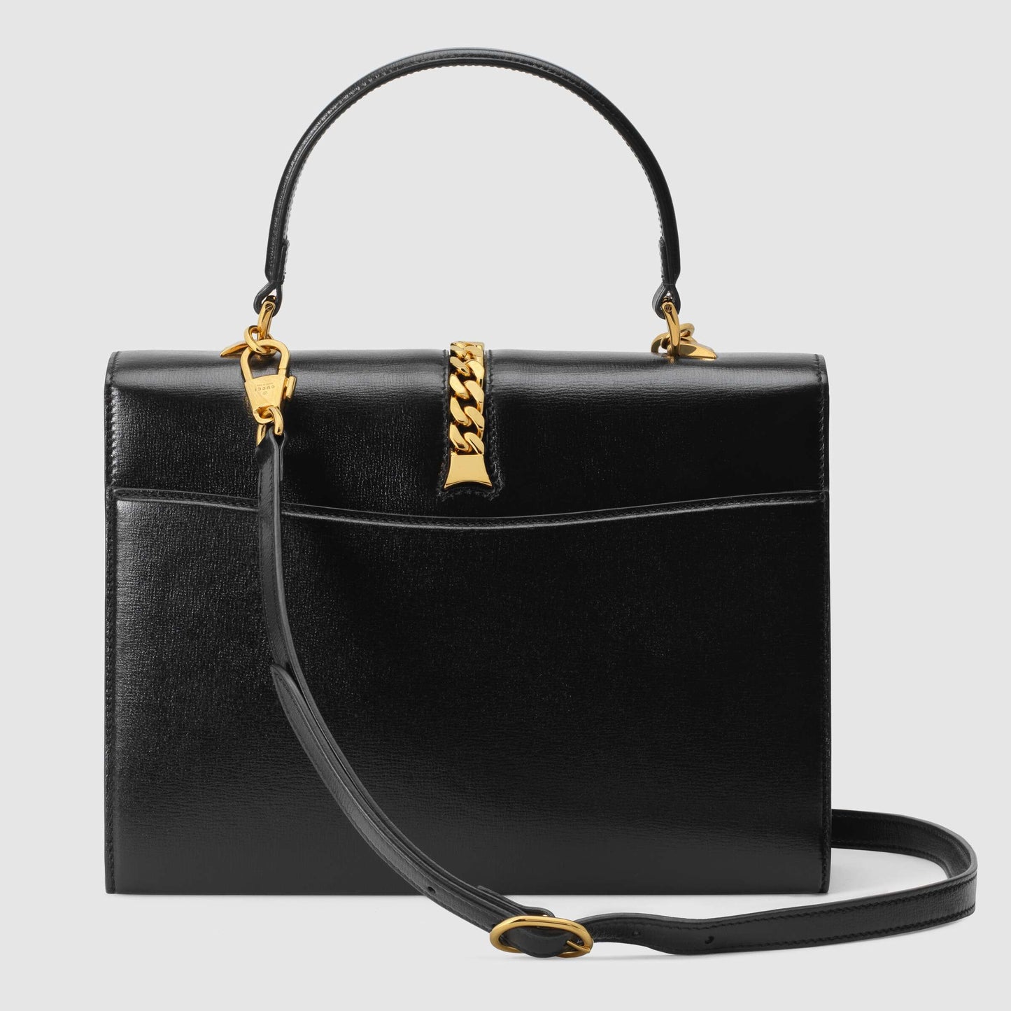 Gucci SyLouis Vuittonie 1969 Small Top Handle Bag Black