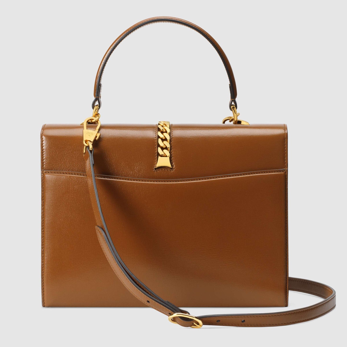 Gucci SyLouis Vuittonie 1969 Small Top Handle Bag Brown