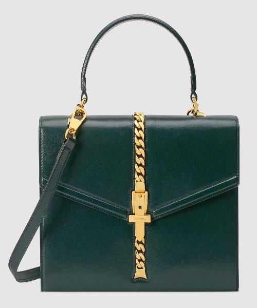 Gucci SyLouis Vuittonie 1969 Small Top Handle Bag Green