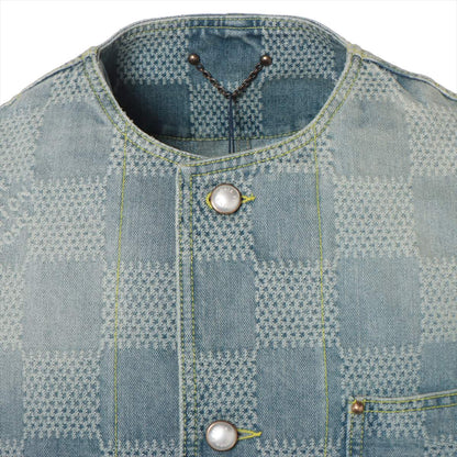 Louis Vuitton 24SS Cotton Denim Jacket 48 Mens Blue RM241 1AFHU6 Damiedenim Chic Jacket