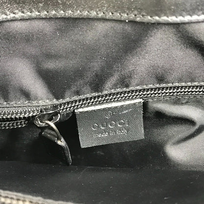 GUCCI Business bag 246410 Nylon / leather black logo mens Used