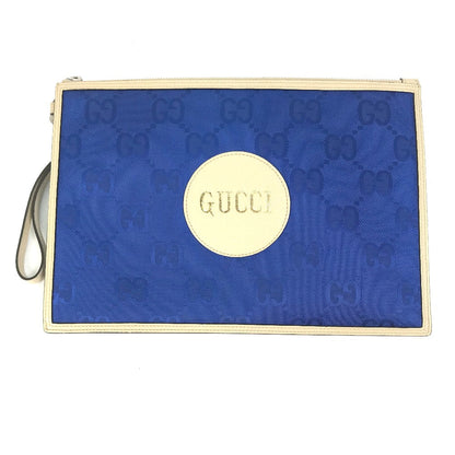 GUCCI Clutch bag 625598 Nylon / leather blue pouch bag Off The Grid Off The Grid mens Secondhand