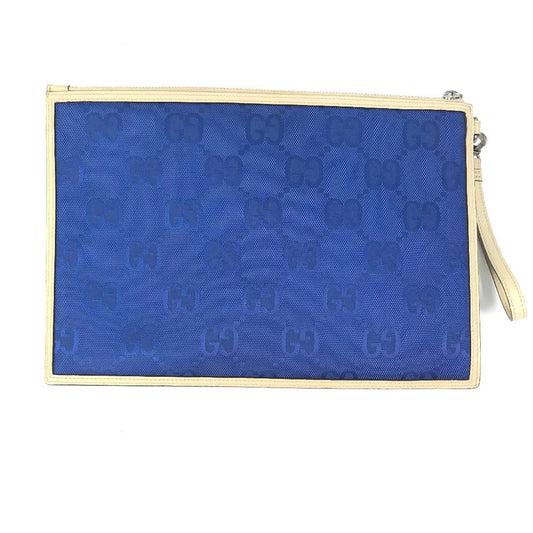 GUCCI Clutch bag 625598 Nylon / leather blue pouch bag Off The Grid Off The Grid mens Secondhand