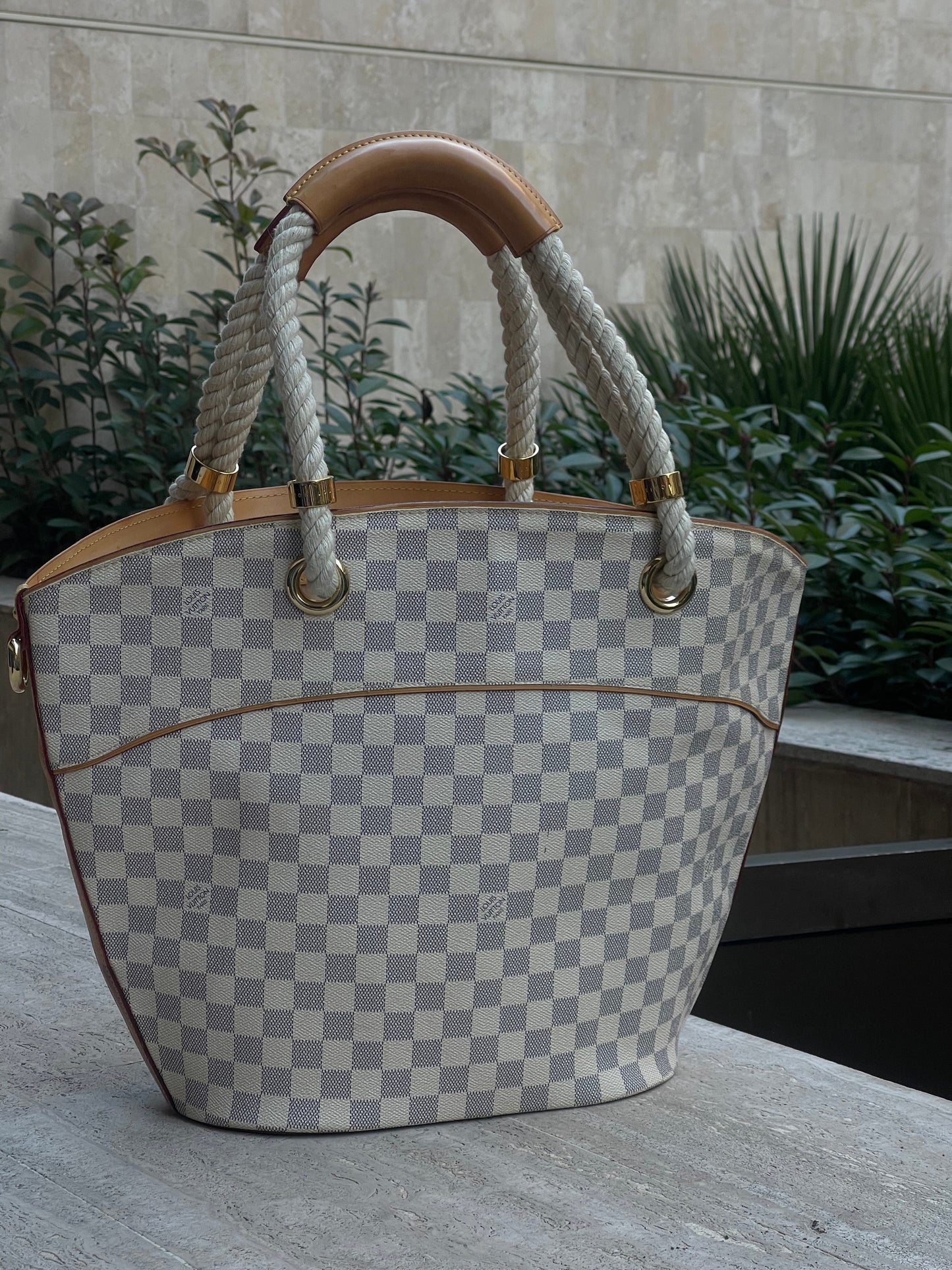 Louis Vuitton - sac pampelonne damier azur