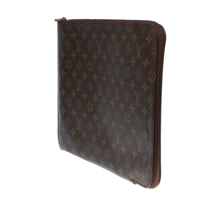 Louis Vuitton  document holder in brown monogram canvas