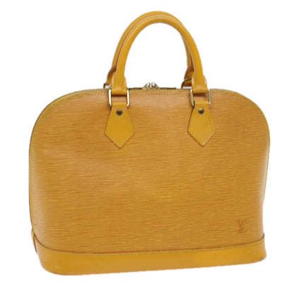 LOUIS VUITTON Epi Alma Hand Bag Tassili Yellow M52149 LV Auth 64828