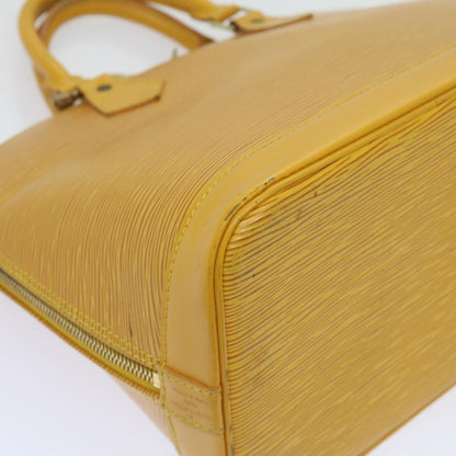 LOUIS VUITTON Epi Alma Hand Bag Tassili Yellow M52149 LV Auth 64828