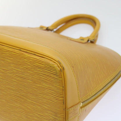 LOUIS VUITTON Epi Alma Hand Bag Tassili Yellow M52149 LV Auth 64828