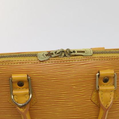 LOUIS VUITTON Epi Alma Hand Bag Tassili Yellow M52149 LV Auth 64828