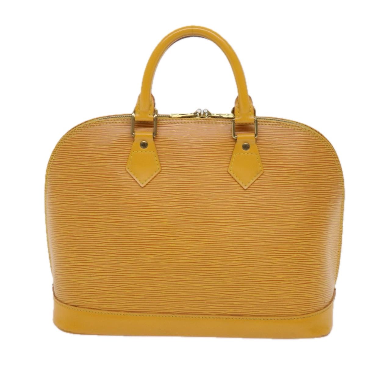 LOUIS VUITTON Epi Alma Hand Bag Tassili Yellow M52149 LV Auth 64828