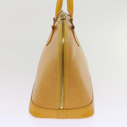 LOUIS VUITTON Epi Alma Hand Bag Tassili Yellow M52149 LV Auth 64828