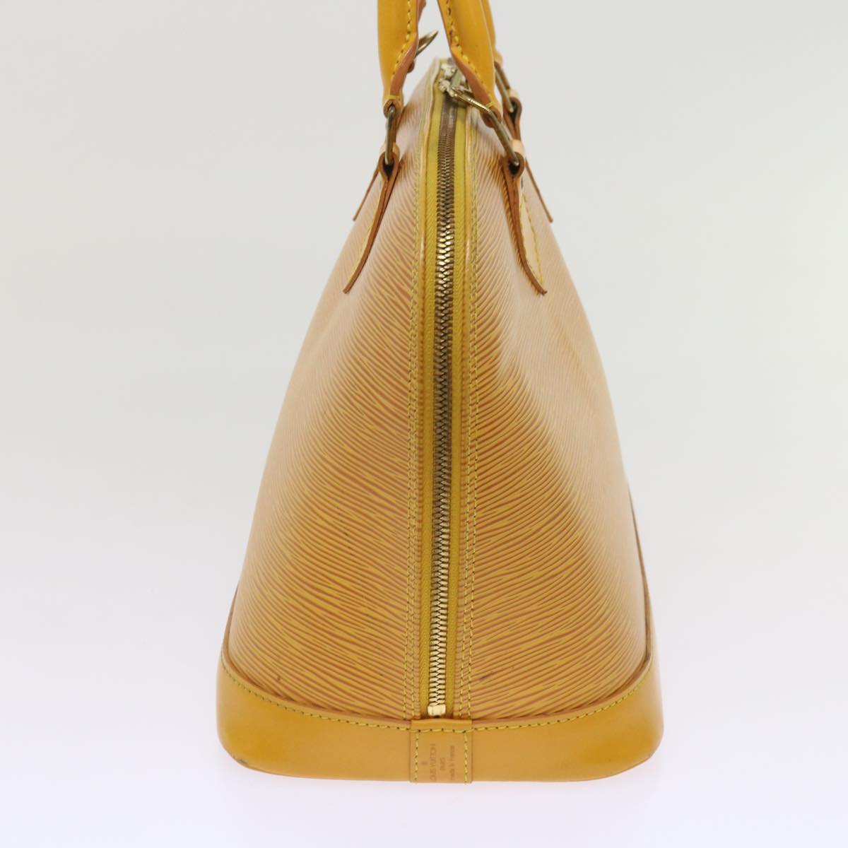 LOUIS VUITTON Epi Alma Hand Bag Tassili Yellow M52149 LV Auth 64828