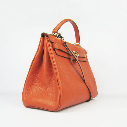 Hermes Kelly 32cm Togo Leather 6108 Orange Golden