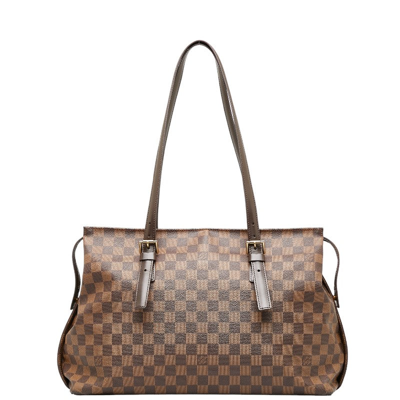 Louis Vuitton Damiere Chelsea Toast Bag N51119 Brown PVC Leather Ladies Louis Vuitton