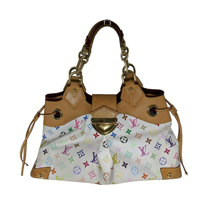 Louis Vuitton White Multicolore Monogram Ursula Bag