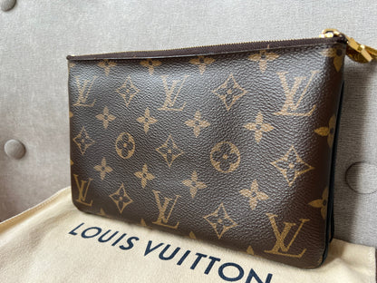 Louis Vuitton Double Zip Pochette Monogram (RRP £1150)