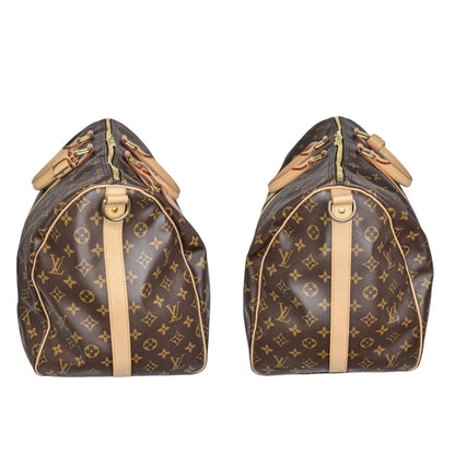 Louis Vuitton Monogram Canvas Keepall Bandouliere 55 Duffle