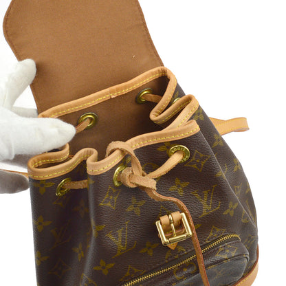 Louis Vuitton 1997 Monogram Mini Montsouris Backpack Handbag M51137