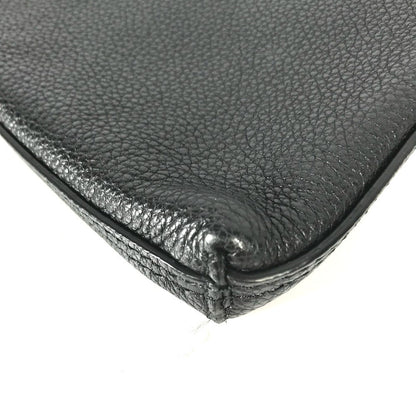 GUCCI Clutch bag 495665 leather black logo Women Secondhand