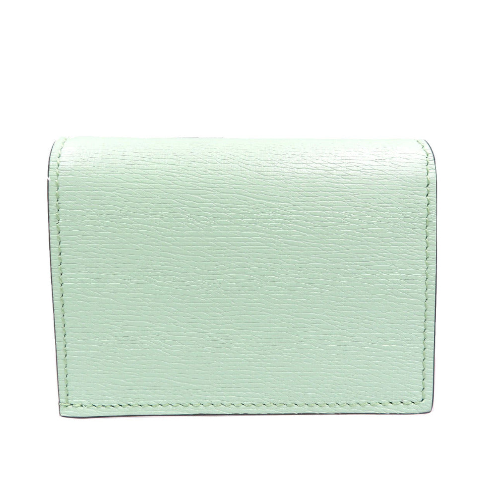 GUCCI Bifold Wallet 701009 leather Emerald Bananya Women Used