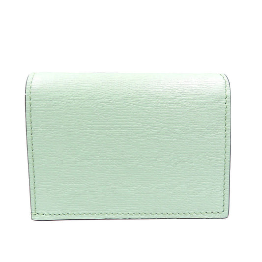 GUCCI Bifold Wallet 701009 leather Emerald Bananya Women Used