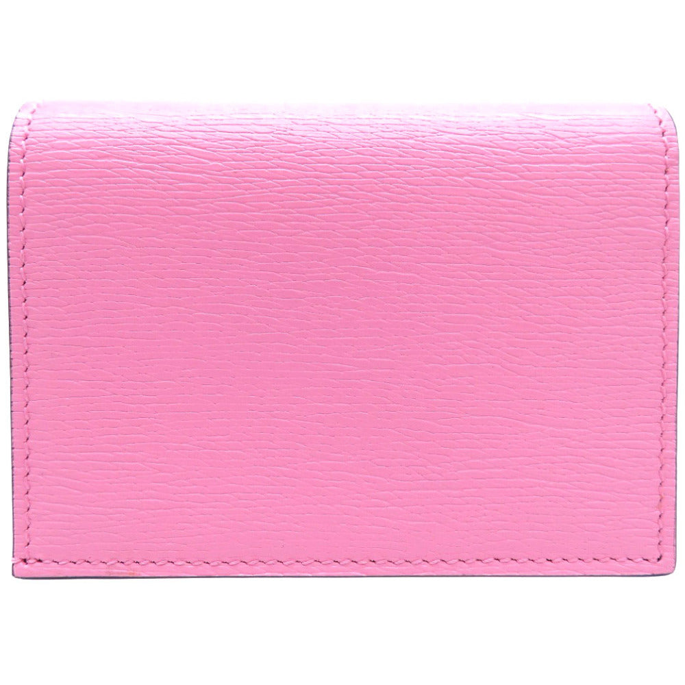 GUCCI Bifold Wallet 701009 leather pink bananya banana Women Used