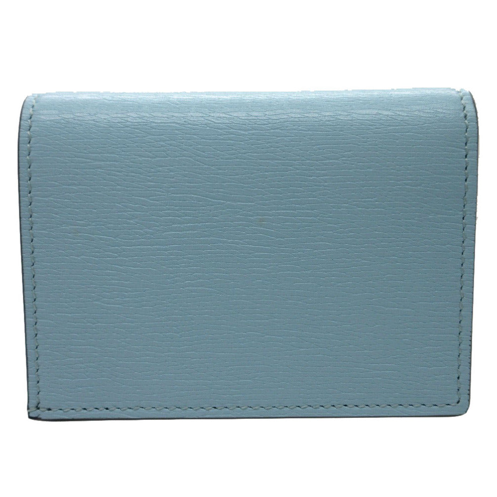 GUCCI Bifold Wallet 701009 leather blue bananya banana Women Used