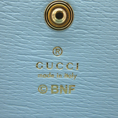 GUCCI Bifold Wallet 701009 leather blue bananya banana Women Used