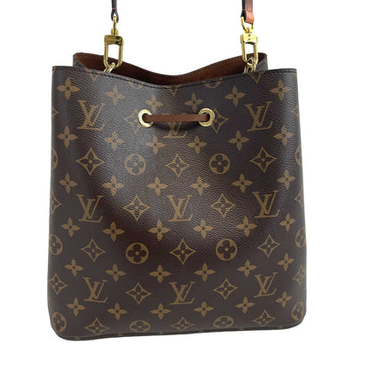 Louis Vuitton  - Neonoe MM Monogram Brown Canvas Shoulder Bag FULL KIT