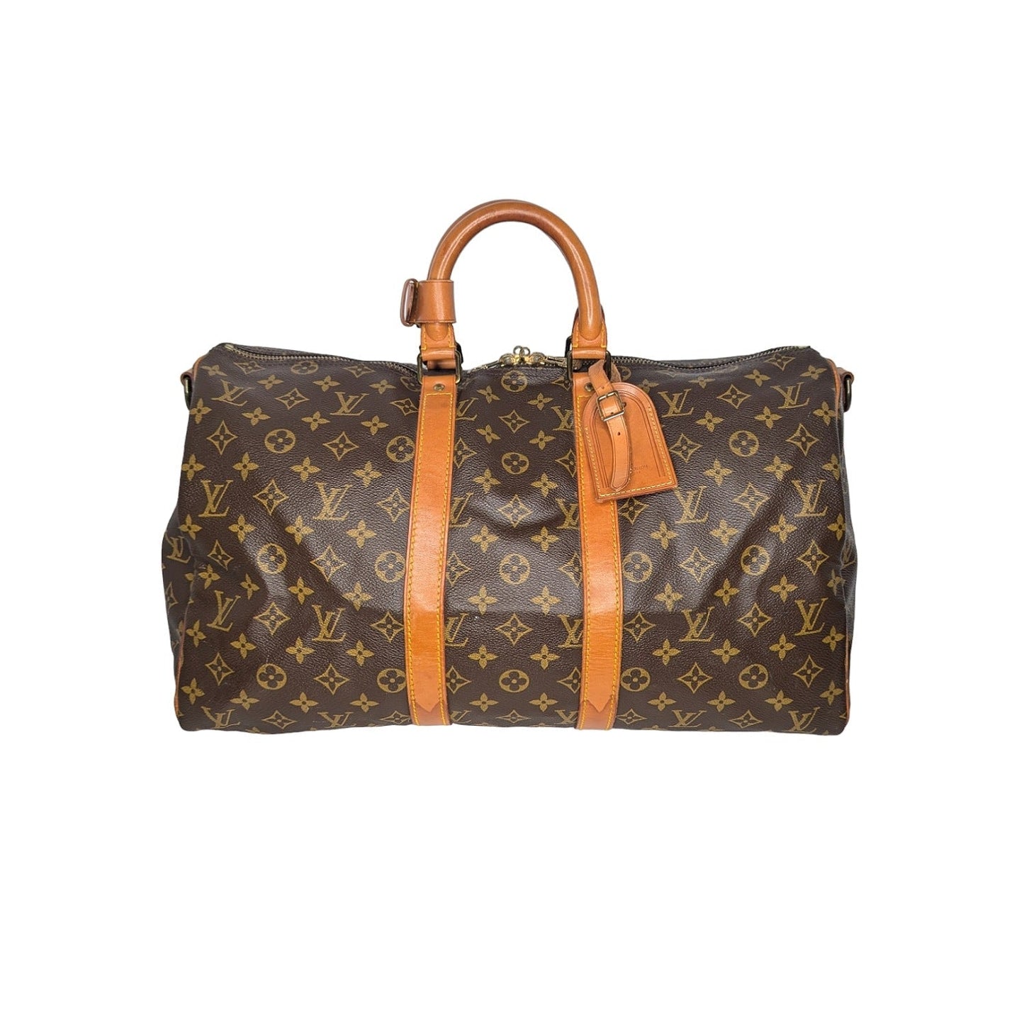 Louis Vuitton Vintage Monogram Canvas Bandouliere Keepall 45