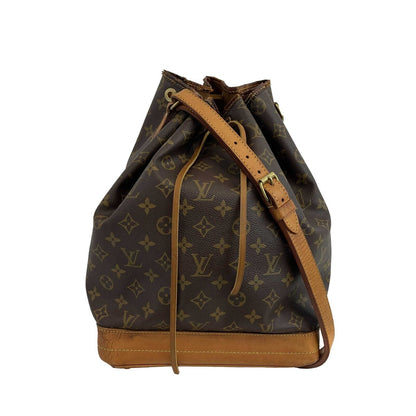 Louis Vuitton  - Monogram Noe - Brown / Tan Canvas Bucket Bag