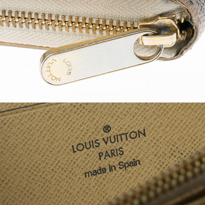 Louis Vuitton  Customized "Marilyn Monroe" Zippy wallet in damier azur canvas