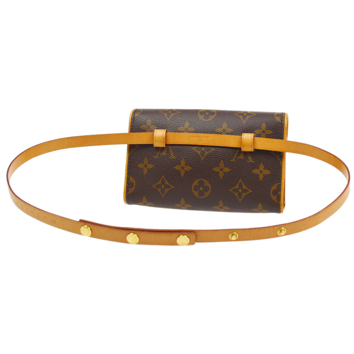 Louis Vuitton 2003 Pochette Florentine Monogram #XS M51855