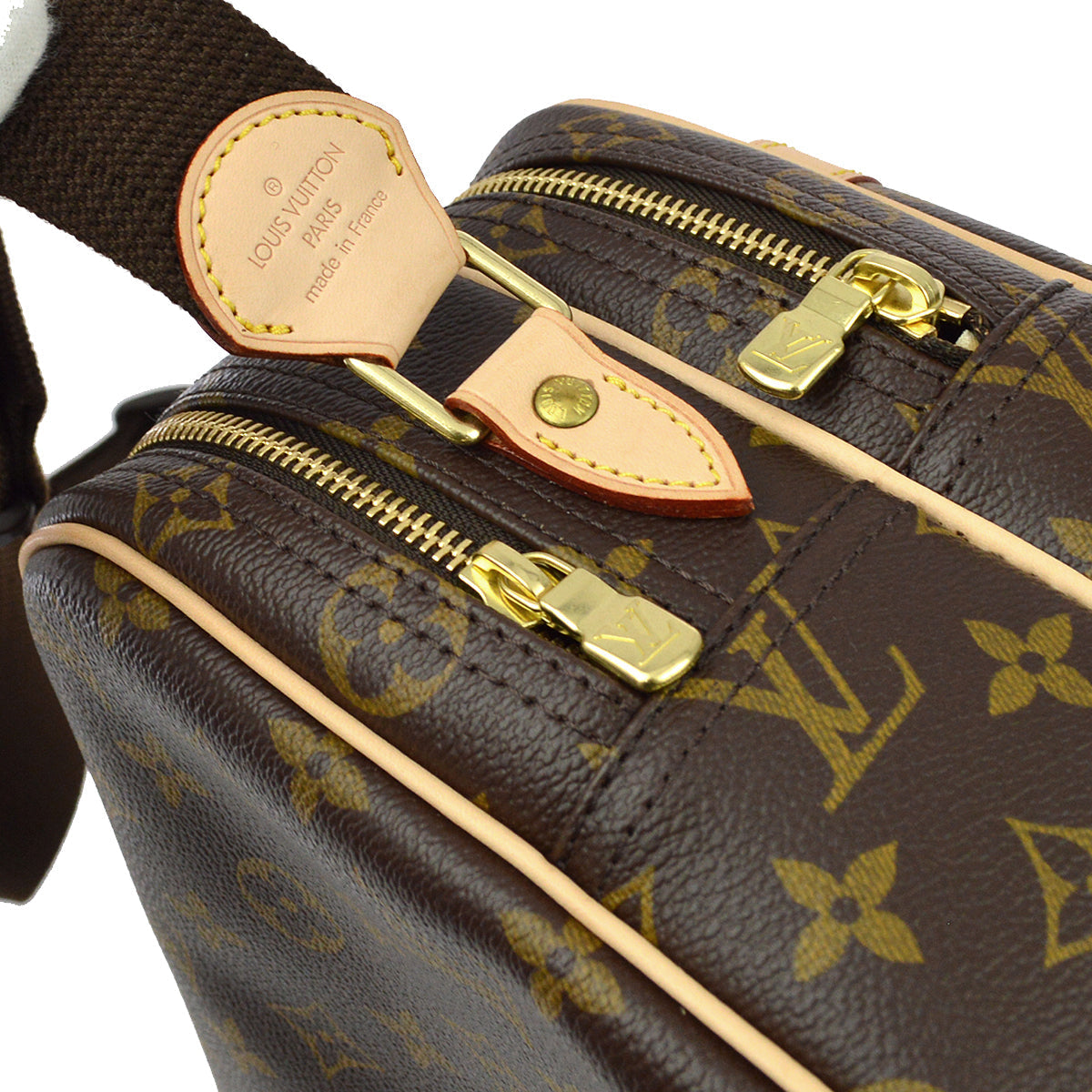 Louis Vuitton 2006 Monogram Reporter PM Shoulder Bag M45254